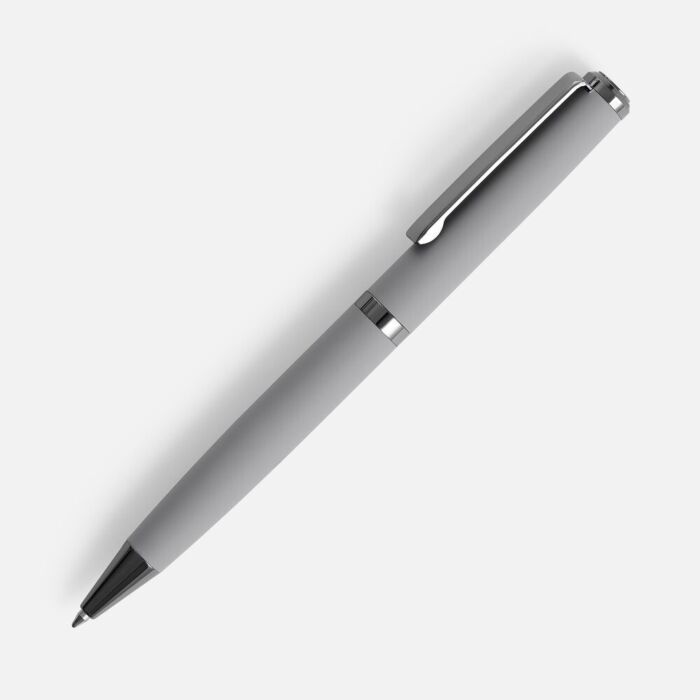 Ручка шариковая Inkish Gunmetal в футляре, серая