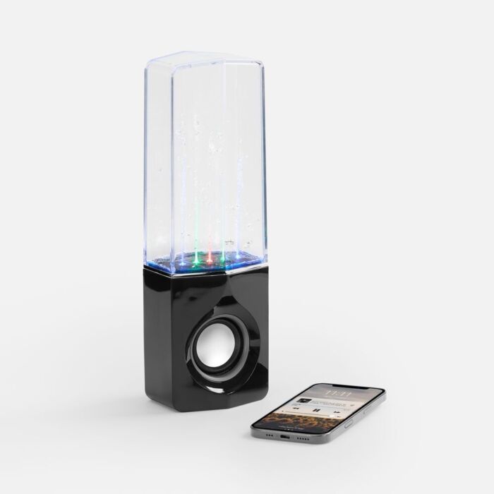 Bluetooth-колонка с поющим фонтаном Fuente, черная